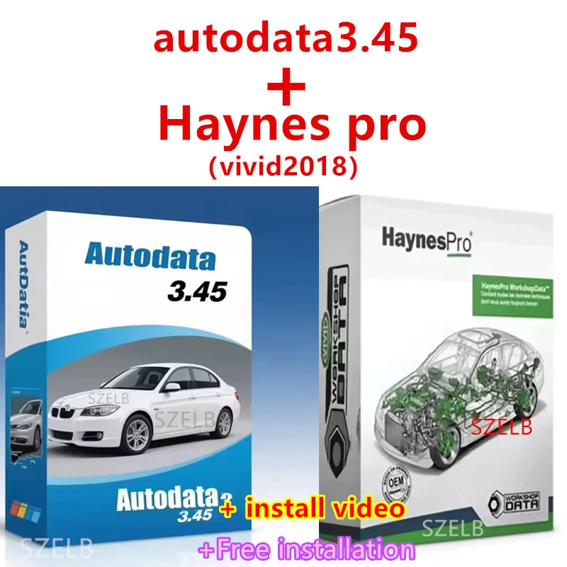 2025 Neueste Haynes Pro (vivid2018) + Autodata3.45 Werkstattdaten 2018 Atris Technik Europa Autoreparatursoftware Kostenlose Installation Image