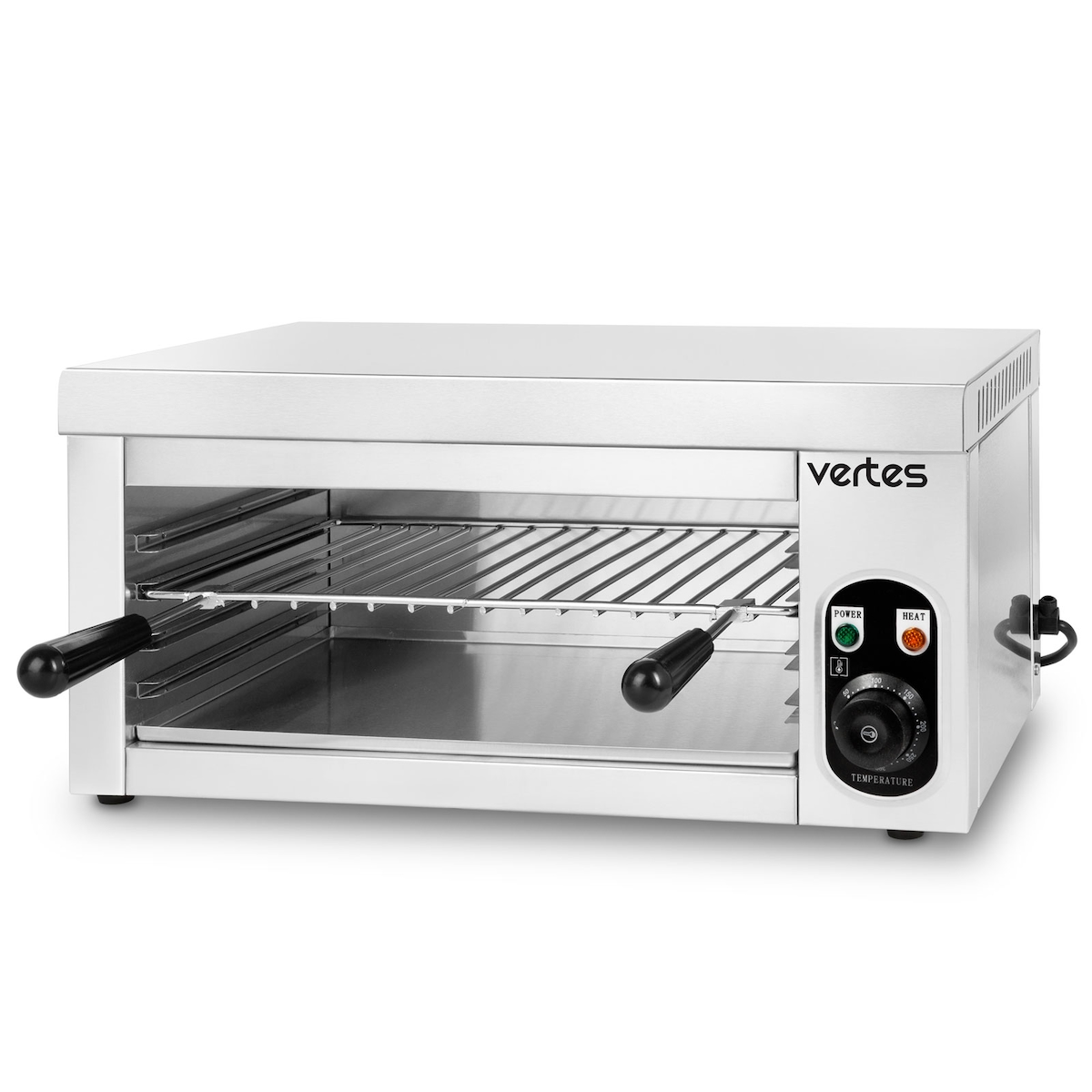 VERTES Salamander Grill, Höhe 280 mm, regelbar 50-300°C, 2000 Watt Gastronomie Ofen zum Überbacken, Karamellisieren und Warmhalten von Speisen Image