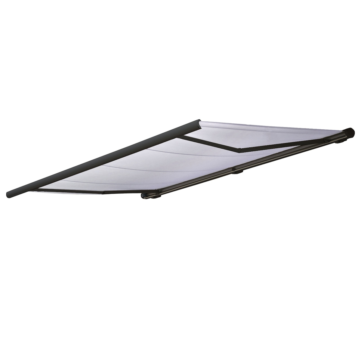 Mendler Elektrische Kassettenmarkise HWC-H27, Markise Vollkassette 6x3m ~ Acryl creme, Rahmen anthrazit Image