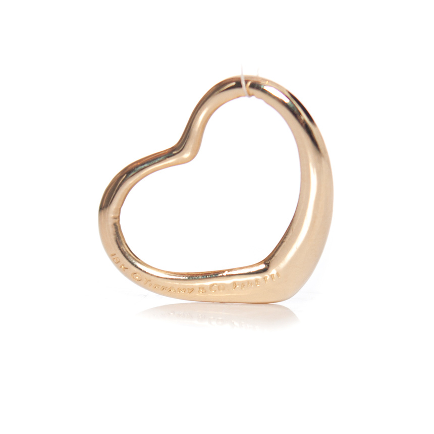 Tiffany & Co Pre-owned Womens Open Heart Elsa Peretti Large Pendant - Gold - One Size | Tiffany & Co Pre-owned Sale | Discount Designer Brands