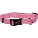 New Earth Adjustable Personalized Soy Dog Collar in Rose, X-Large/XX-Large, Pink