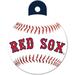 Boston Red Sox MLB Personalized Engraved Pet ID Tag, 1 1/4" W X 1 1/2" H, Large, Blue