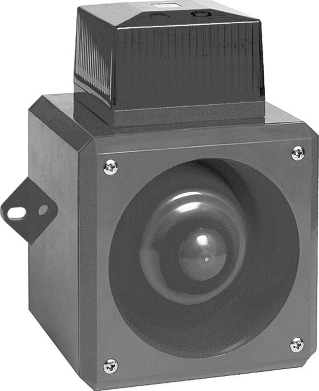 FHF Funke+Huster Schallgeber m.Blitzleuchte AXL05 9-60VDC rot 22511302 Image