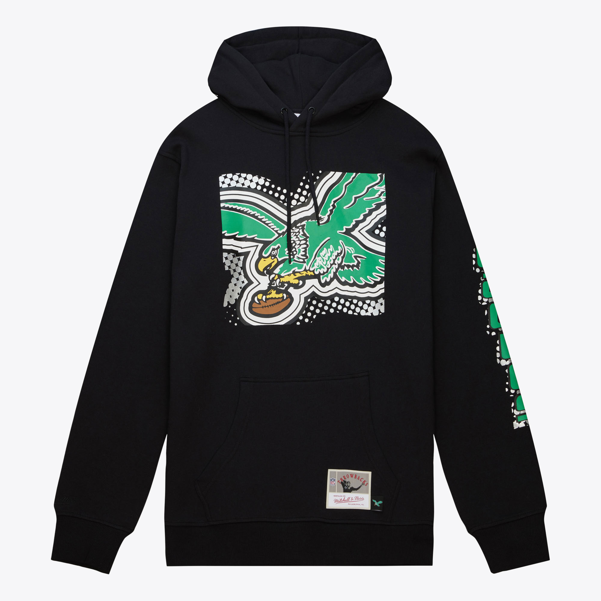 Philadelphia Eagles Mitchell & Ness Big Face 7.0 Hoodie Image