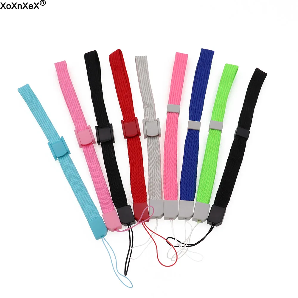10Pcs Einstellbare Handgelenk Hand Strap Für Telefon Kamera USB MP3 Kamera Strap Lanyard Seil Hand Strap Für Wii U PSV PSP PS5 Schalter GBC Image