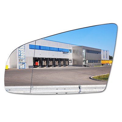 Van Wezel Spiegelglas, asphärisch beheizbar [Hersteller-Nr. 0325837] für Audi