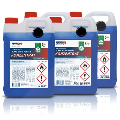 Eurolub 4x 5 L Scheibenfrostschutz Scheibenreiniger Frostschutz Kon [Hersteller-Nr. 803005] Image