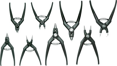 Hazet Sicherungsring-Zangen Satz - Anzahl Werkzeuge: 8 [Hersteller-Nr. 1845/8] Image