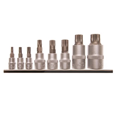 Bgs Biteinsatz-Set, XZN 8 tlg. 1/4 1/2 3/8 [Hersteller-Nr. 5105] Image