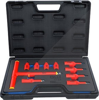 Bgs VDE-Bit-Einsatz-Satz - Innensechskant 4 - 10 mm - 10-tlg. [Hersteller-Nr. 7132] Image