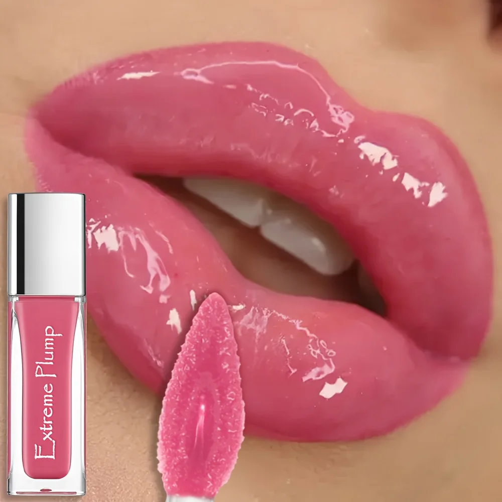 Water Glow Lipgloss, hochglänzende, feuchtigkeitsspendende Lippenglasur, langanhaltende, wasserfeste, feuchtigkeitsspendende Lippenfarbe, nicht klebrige, glänzende Lippen Image