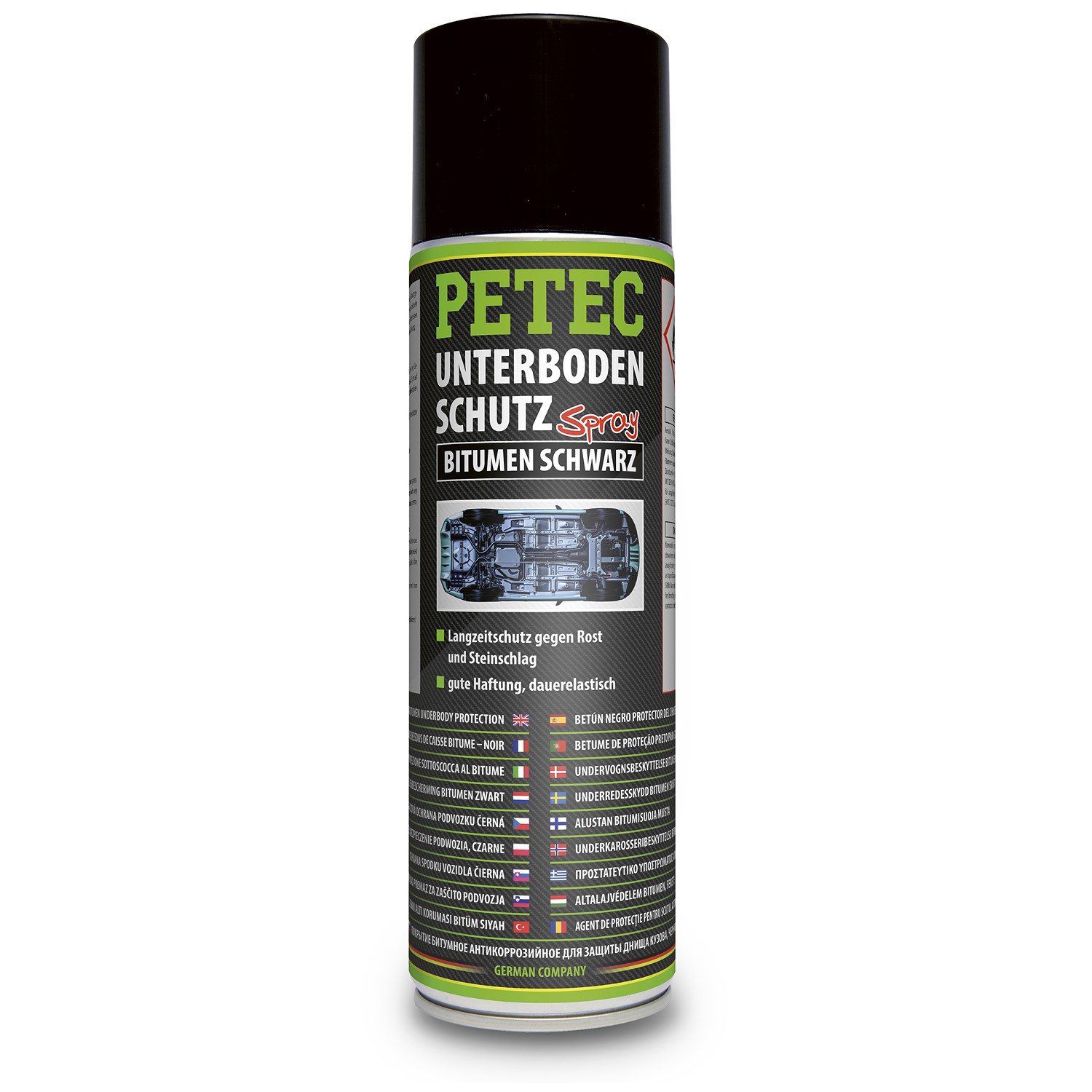 Petec 500 ml Unterbodenschutz Bitumen schwarz [Hersteller-Nr. 73150] Image