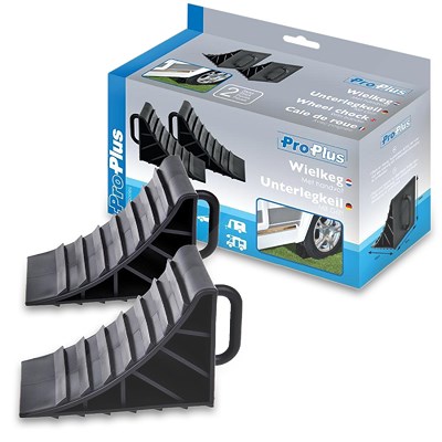 Proplus Unterlegkeil Kunststoff mit Griff Set von 2 Stück [Hersteller-Nr. 341347] Image