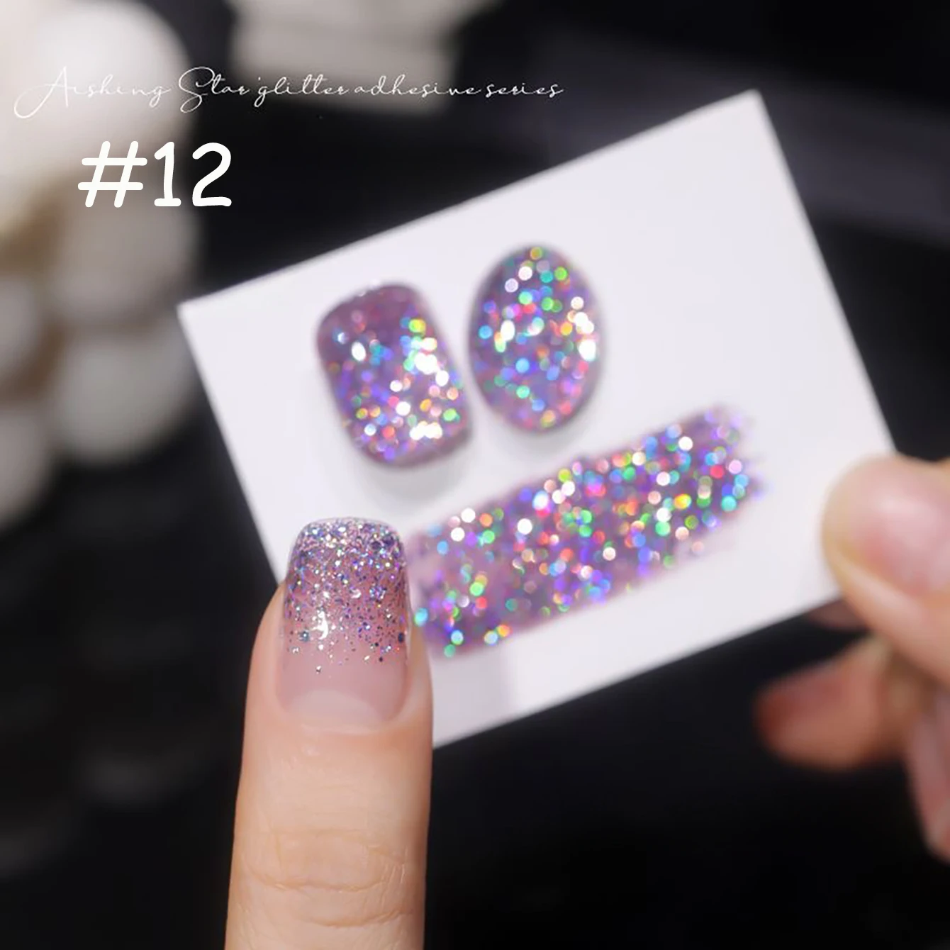 WS 10ML 1-8Pcs Rosa Glitter Fluoreszierende Reflektierende Nagel Gel Polnisch Flash Effekt Neon Semi Permanent UV LED Gel Nail art Maniküre Image