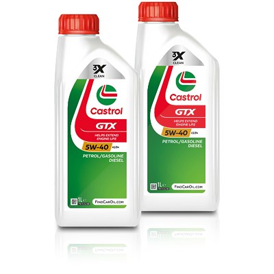 Castrol 2x 1 L GTX 5W-40 A3/B4 [Hersteller-Nr. 15F686] Image