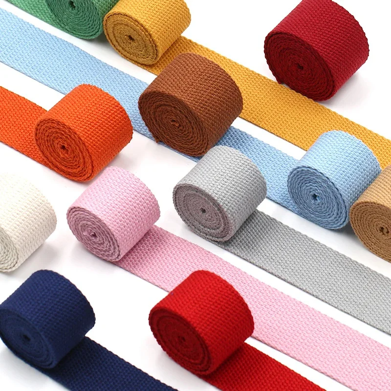 2/3/5M Baumwolle Gurtband Hosenträger Handwerk Liefert DIY Dekorative Nähen Stoff Handwerk Nylon Gurtband Haustier seil Rucksack Zubehör Image