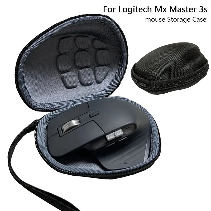 Reise Tragetasche Gaming Maus Lagerung Box EVA Hard Case Für Logitech MX Master 3S Maus Tasche Stoßfest Organizer zubehör Image