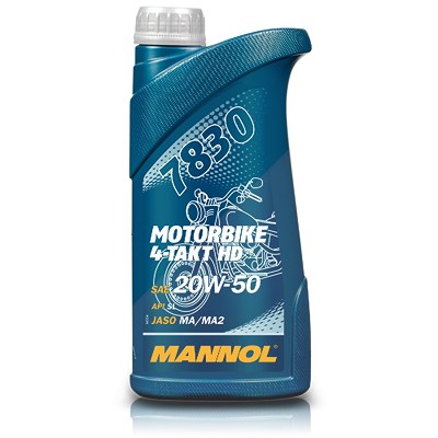 Mannol 1 L 7830 Motorbike 4-Takt HD API SL [Hersteller-Nr. MN7830-1] Image