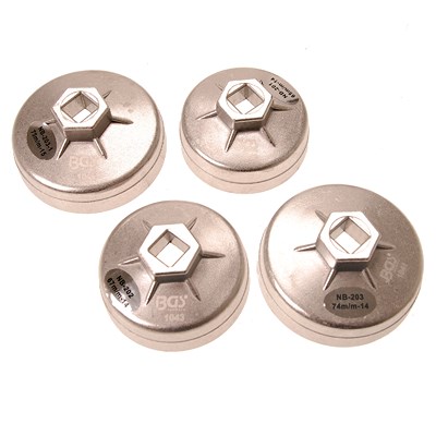 Bgs Ölfilterkappen-Set, 65 - 75 mm [Hersteller-Nr. 8384] Image