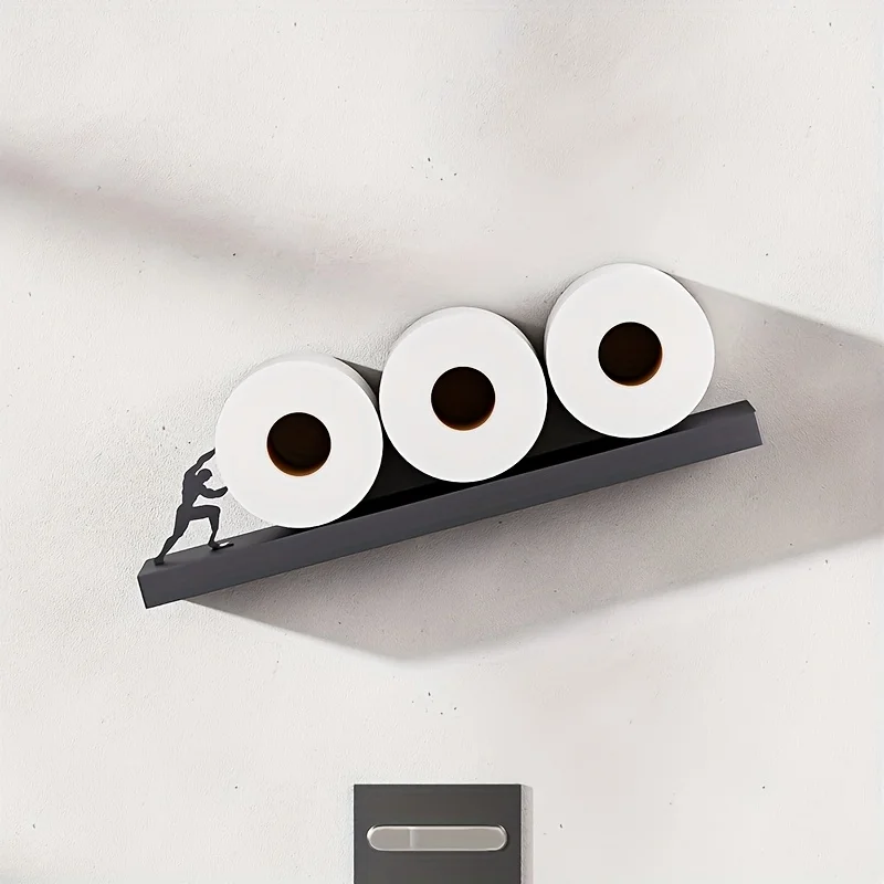 Nouveau porte-mouchoirs mural, porte-rouleau de mouchoirs de salle de bain, adapté au rangement de salle de bain, accessoire de salle de bain 1 pièce