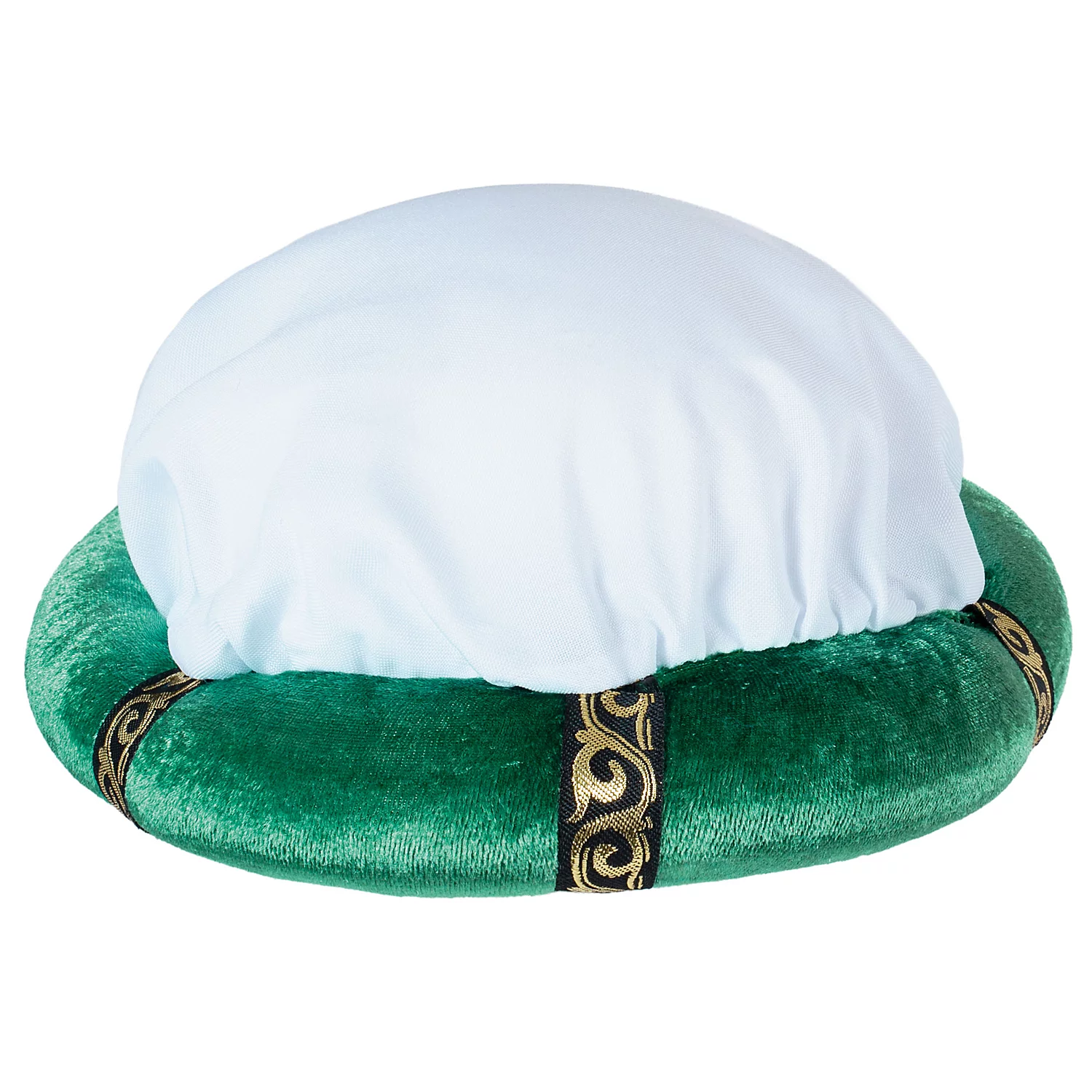 Kinder-Turban, grün/weiß Image