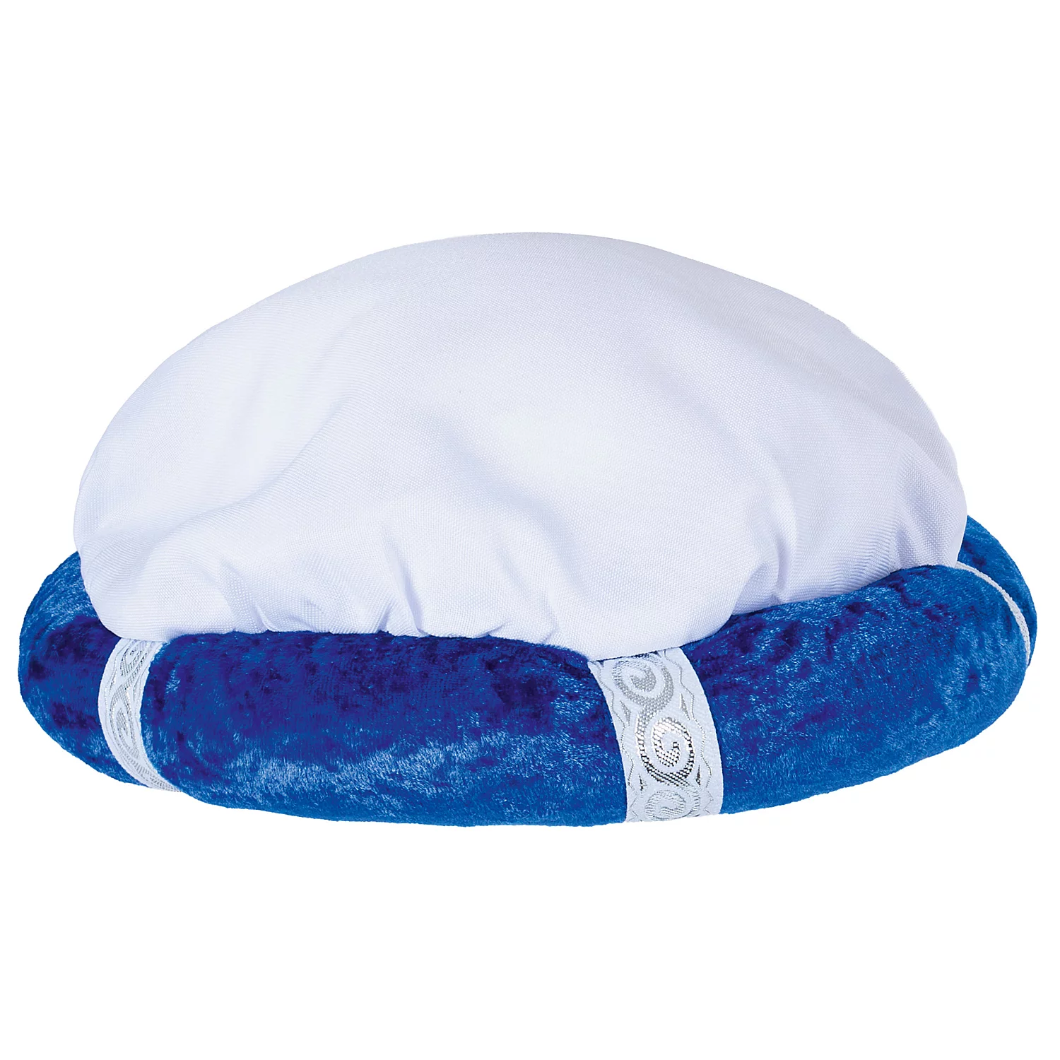 Kinder-Turban, blau/weiß Image