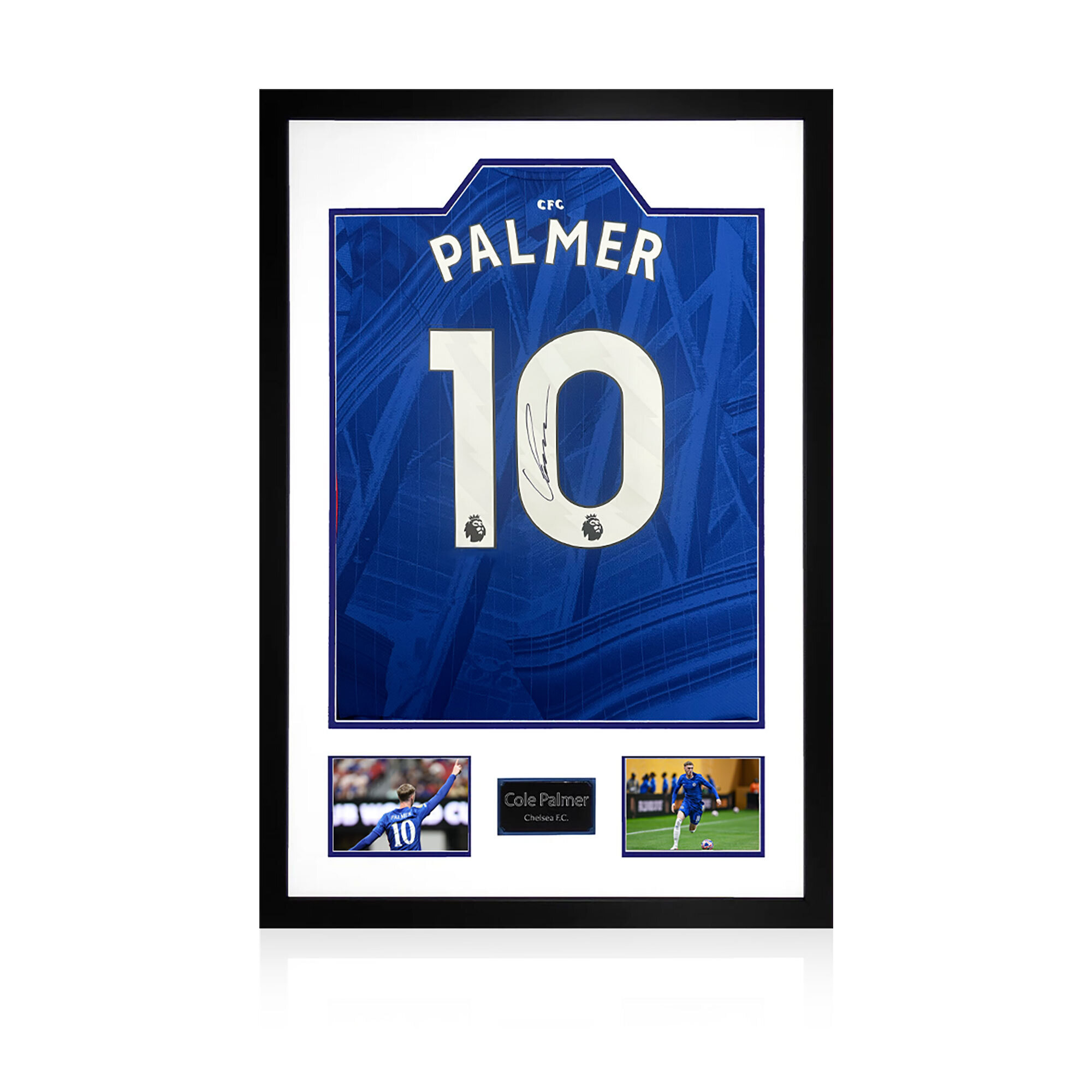 Cole Palmer Signiertes Chelsea 25/26 Trikot Premium-Rahmen Image