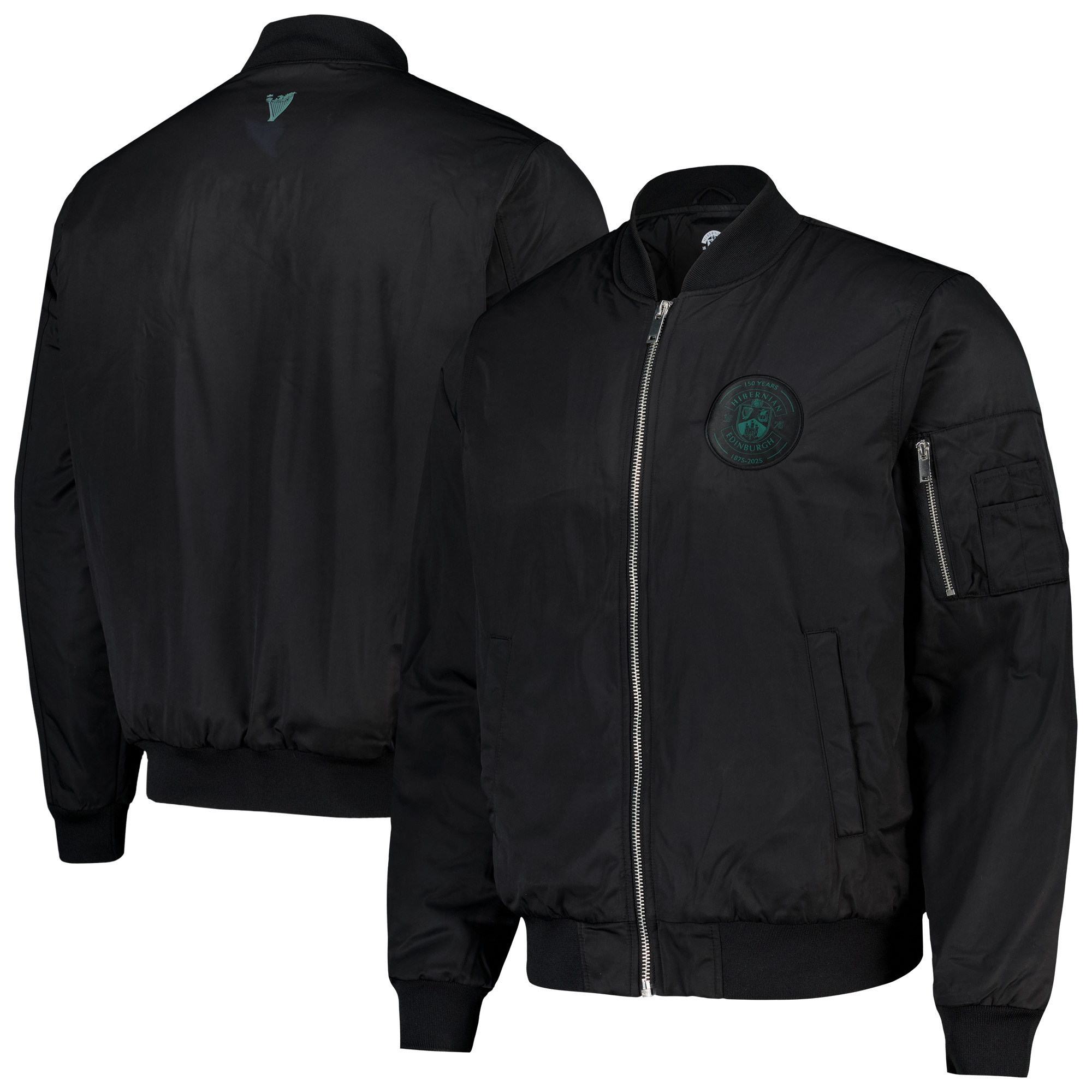150 Jahre Hibernian Bomber Jacke - Schwarz - Unisex Image