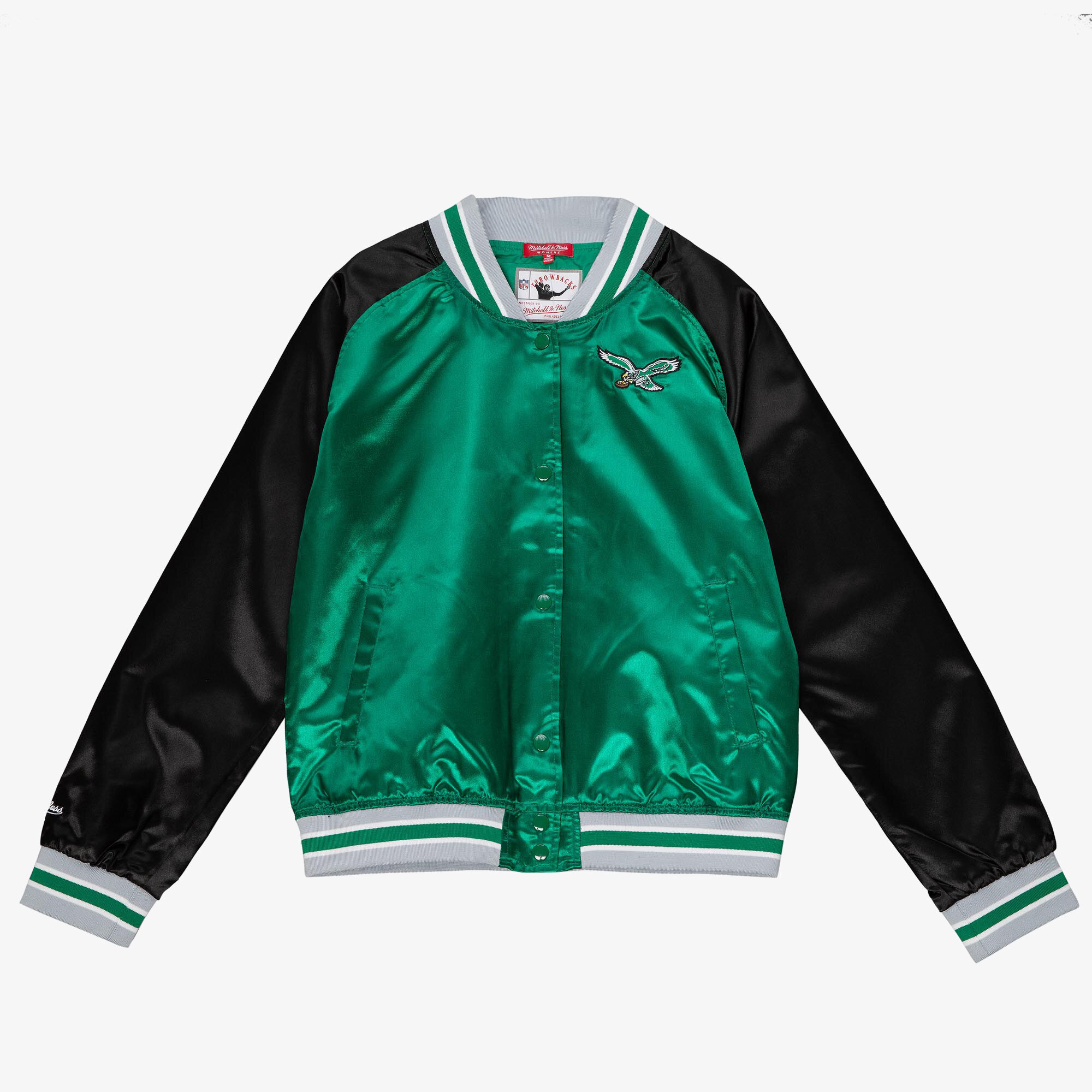 Philadelphia Eagles Mitchell & Ness Damen-Satinjacke 2.0 Image