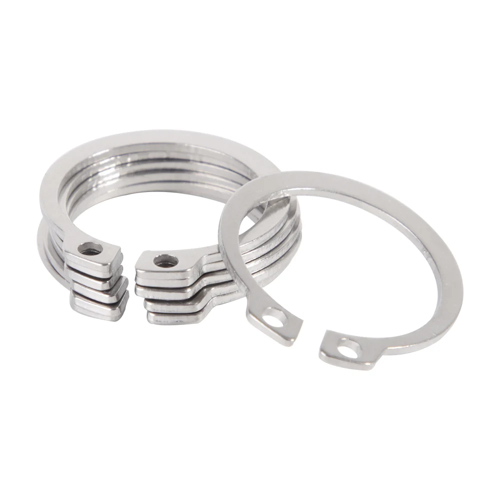 Gb 894,1 Edelstahlwellen-Sicherungs ring externe Karten m6 m8 m9 m10 Sicherungs ring c-Typ Verschluss achsen karte Image