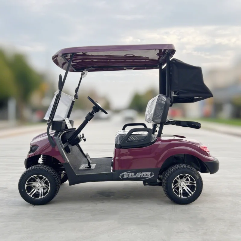 60 V 2-Sitzer-Mini-Lift-Auto, Straße, legal, bestes Club-Auto, Bus, Sport, SUV, klassisches, umwandelbares Elektroauto, kleines elektrisches Golfwagen Image