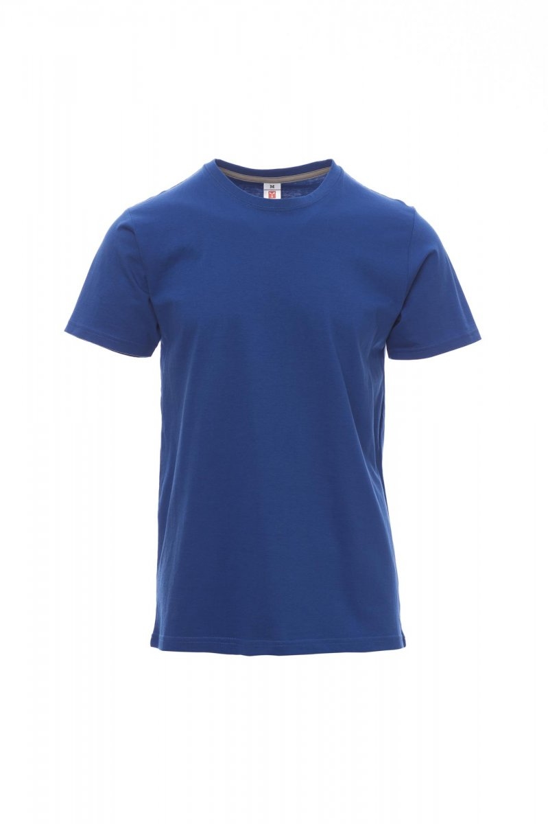 PAYPER T-Shirt SUNRISE – Kurzarm-Shirt aus Baumwolle mit Rundhalsausschnitt und angenehmer Passform königsblau 4XL Image