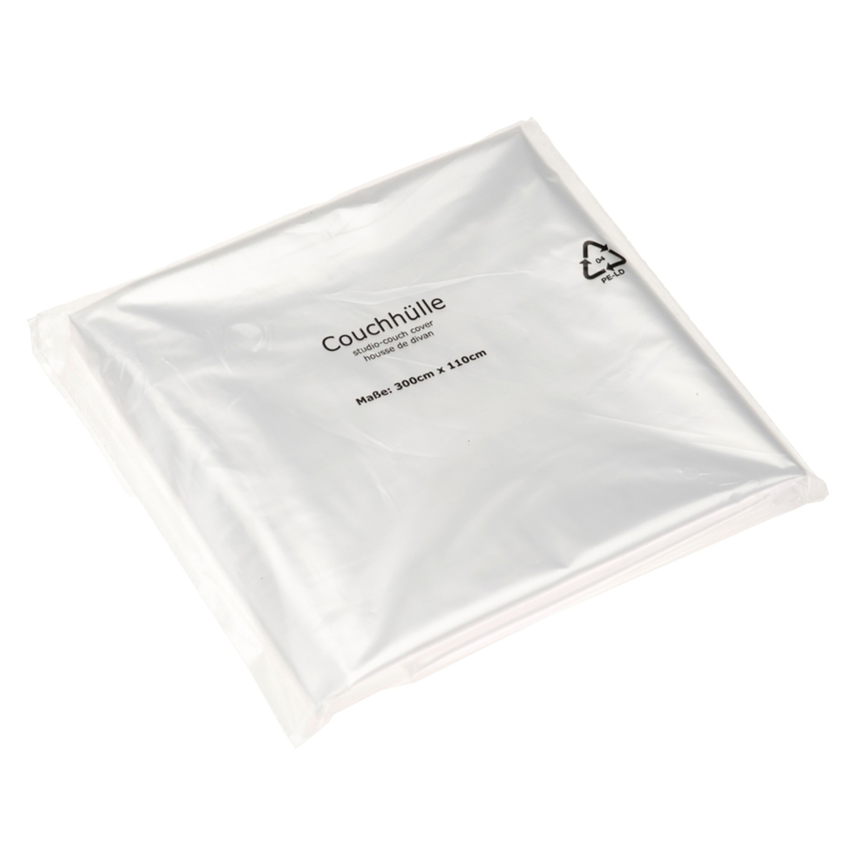 2 x Couchhülle (1100 x 3000 mm) robust reißfest 30 my Aufbewahrungshülle Umzugsmaterial Schutzhülle BB-Verpackungen Image