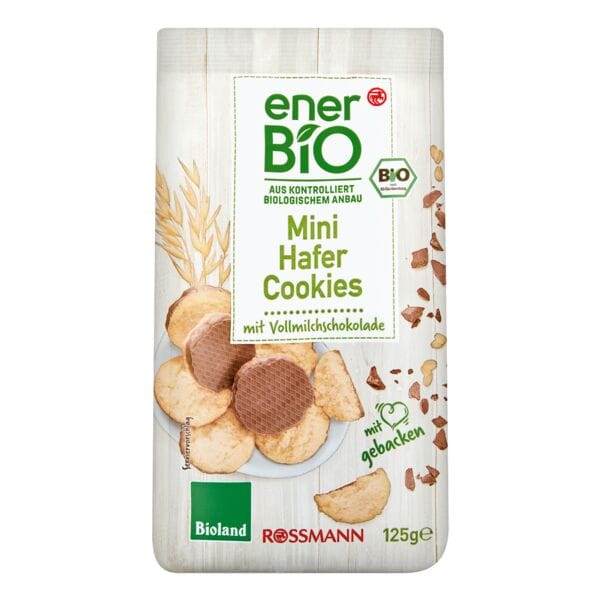enerBIO Mini-Haferkekse mit Schokolade 125 g Image