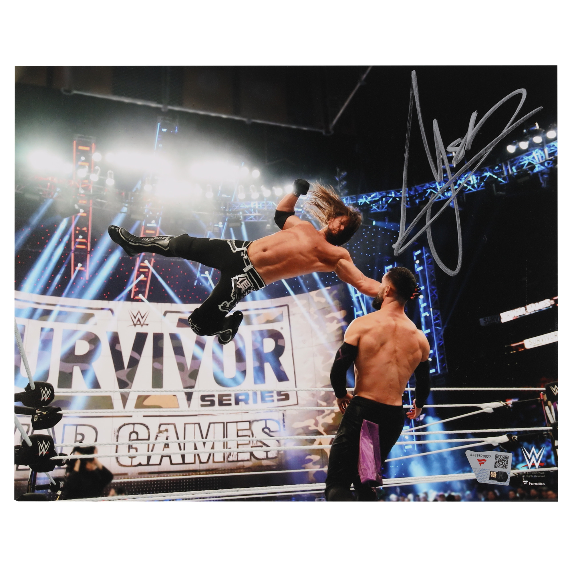 WWE AJ Styles Autogrammfoto – 20 x 25 cm Image