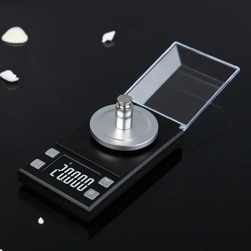 100g/50g/20g/10g Mini Digital Waage Hohe Genauigkeit 0,001 Taschenwaage Schmuck Gold Gramm Balance Gewicht für Heilkräuter Labor Image