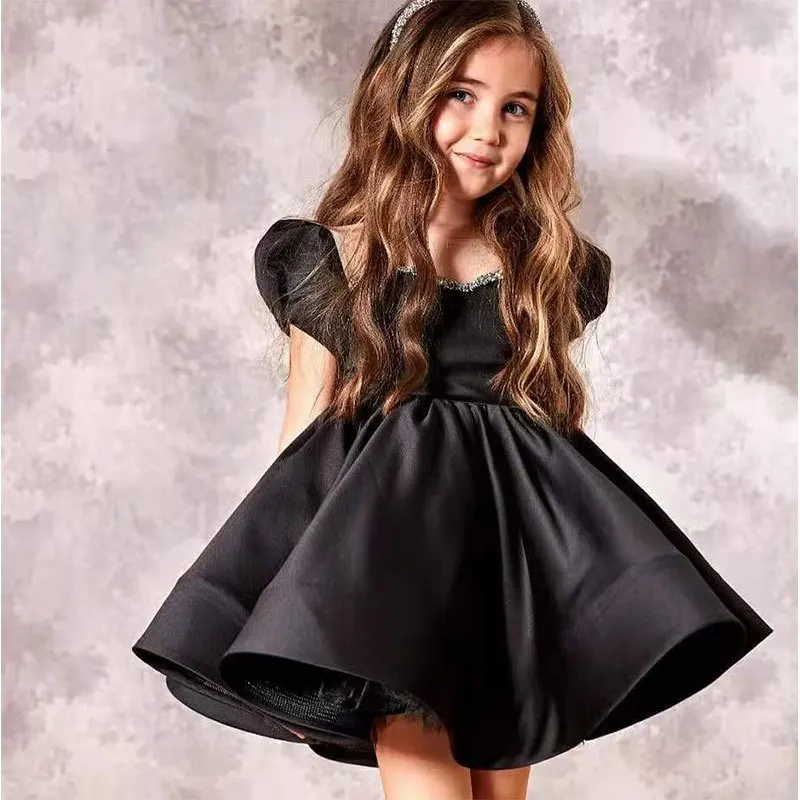Blume Mädchen Kleid Prinzessin Party Elegante Ballkleid Tutu Kleider Kinder Kinder Elegante Baby Weihnachten Kinder Kleidung für 1-12y Image