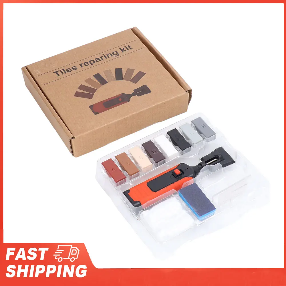 Keramik Fliesen Reparatur Werkzeug Set Kratzer Reparatur Riss Füllen Fliesen Oberfläche DIY Boden Reparatur Kit Fix Wachs Kratzer Ausbessern Werkzeug