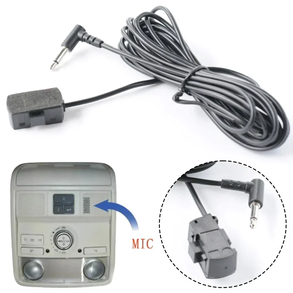 Car 3.5mm Microphone Mic Car Audio Stereo Wired For 301 307 308 408 For C4 C5 C6 Car Roof Panel 3.5mm MIC