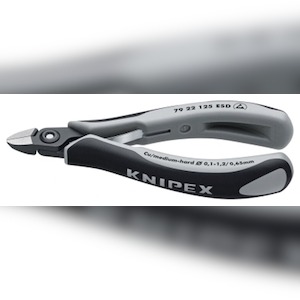 KNIPEX ESD Präzisions-Elektronik-Seitenschneider, rund, 125 mm Image