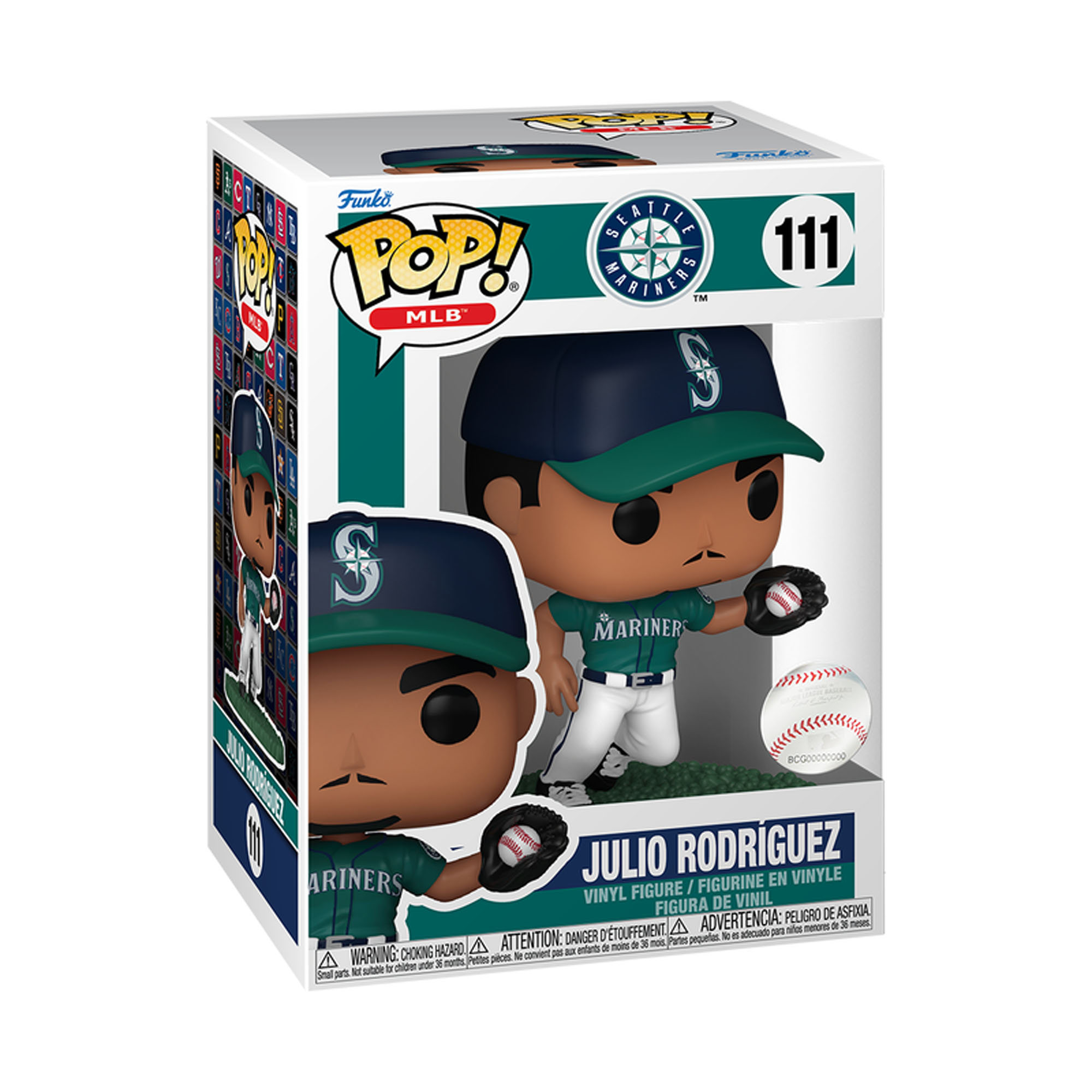 Julio Rodriguez Seattle Mariners #111 Funko Pop! Vinylfigur Image