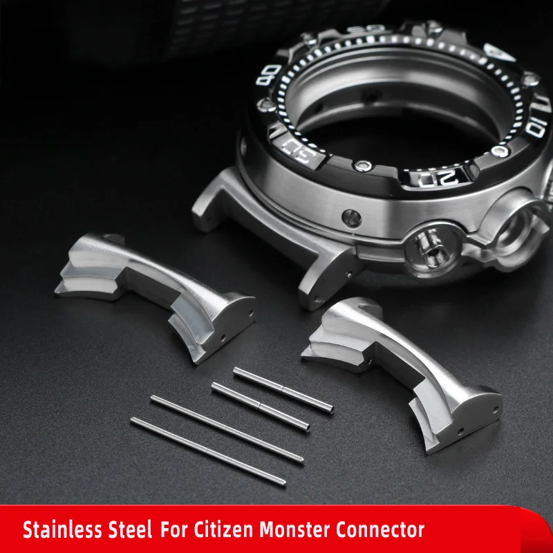 BN2021 Metalladapter Uhrenanschluss für Citizen BN2029-01E BN2021-03E BN2024-05E Big/Rise Monster Armband Edelstahl Lug Image