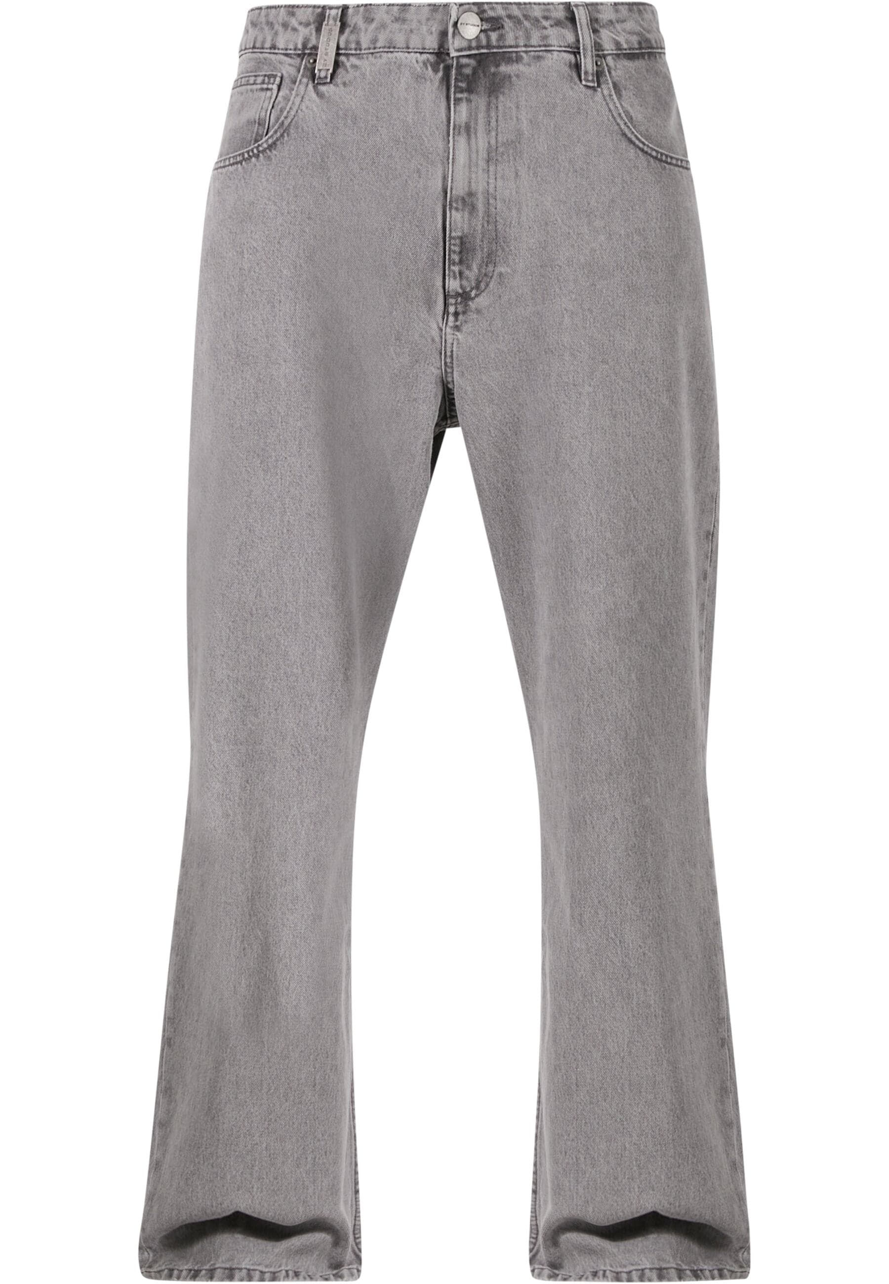 Bequeme Jeans 2Y STUDIOS "2Y Studios 2Y Adrik Basic Baggy Jeans", Herren, Gr. 30, Normalgrößen, grau, 100% Baumwolle, unifarben, Jeans