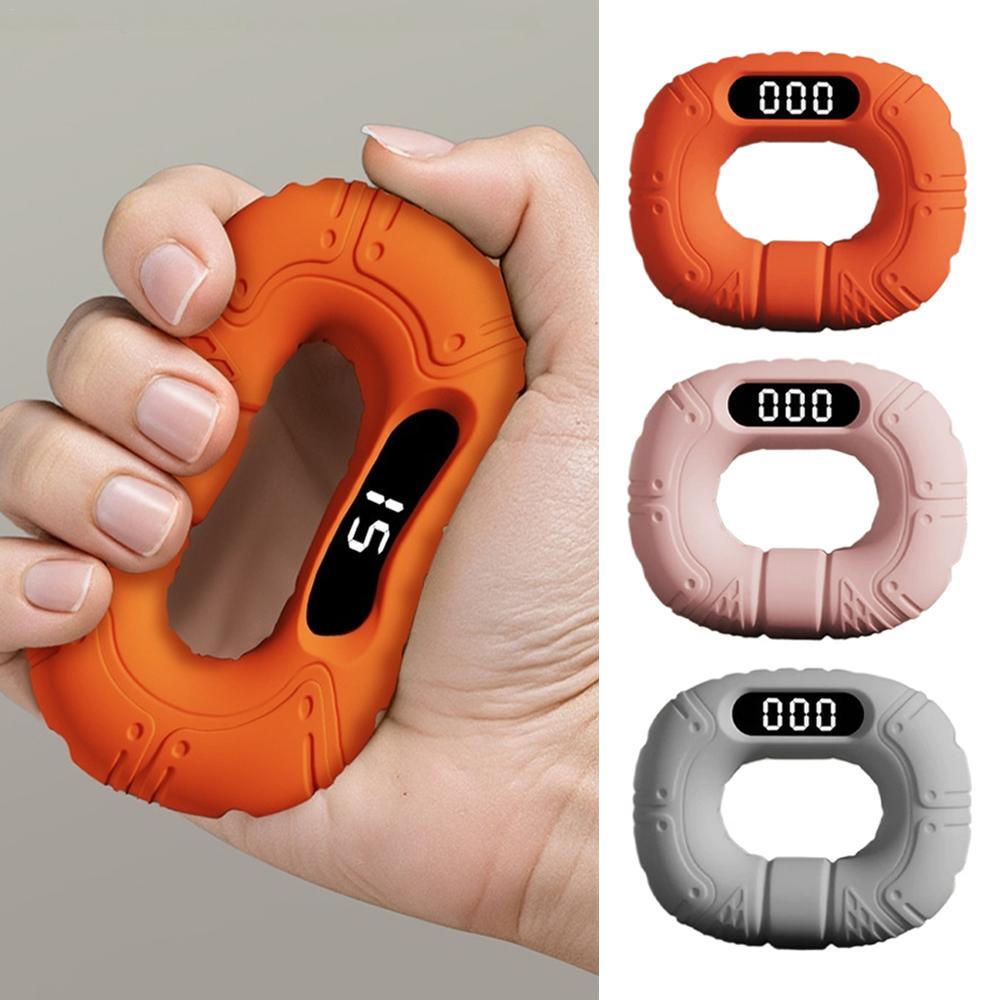 Hand Grip Strengthener For Carpal Tunnel, Bluetooth Silicone Finger Exerciser, Wrist Workout, Fitness Training b