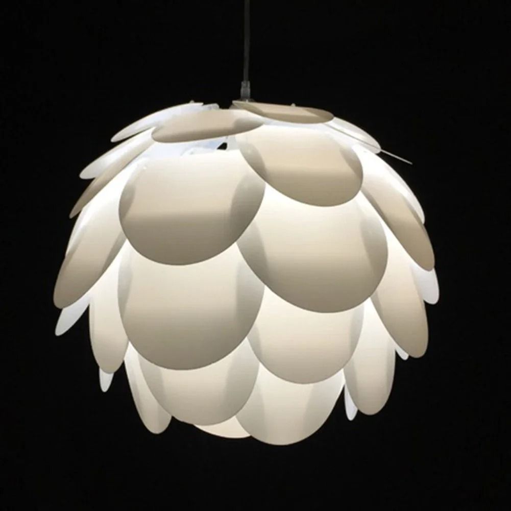 Nordic Modern Lotus Flower Lampshade Plastic Lamp Cover For Ceiling Light And Hanging Lamps style 1