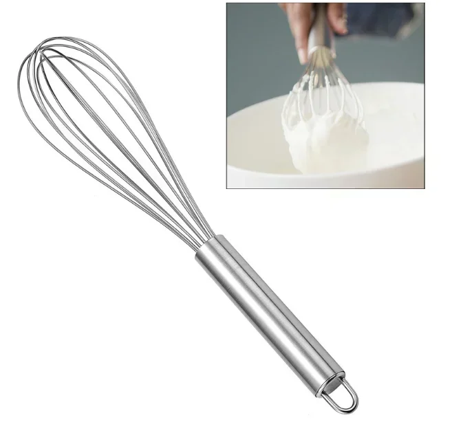Kitchen Wire Balloon Whisk, Manual Egg Beater Stainless, Egg Mixing Mixer Tools, Milk Whisk, Cooking Gadgets Kitchen Wire Balloon Whisk, Manual Egg Beater Stainless, Egg Mixing Mixer Tools, Milk Whisk, Cooking Gadgets