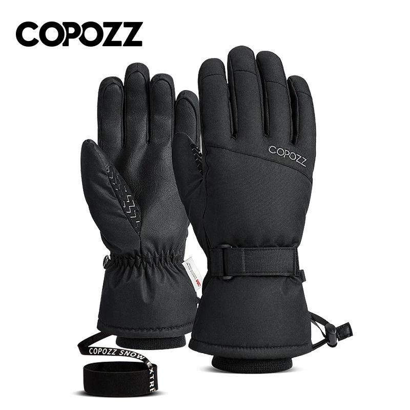 Ultralight Waterproof Winter Ski Gloves For Men And Women xl black