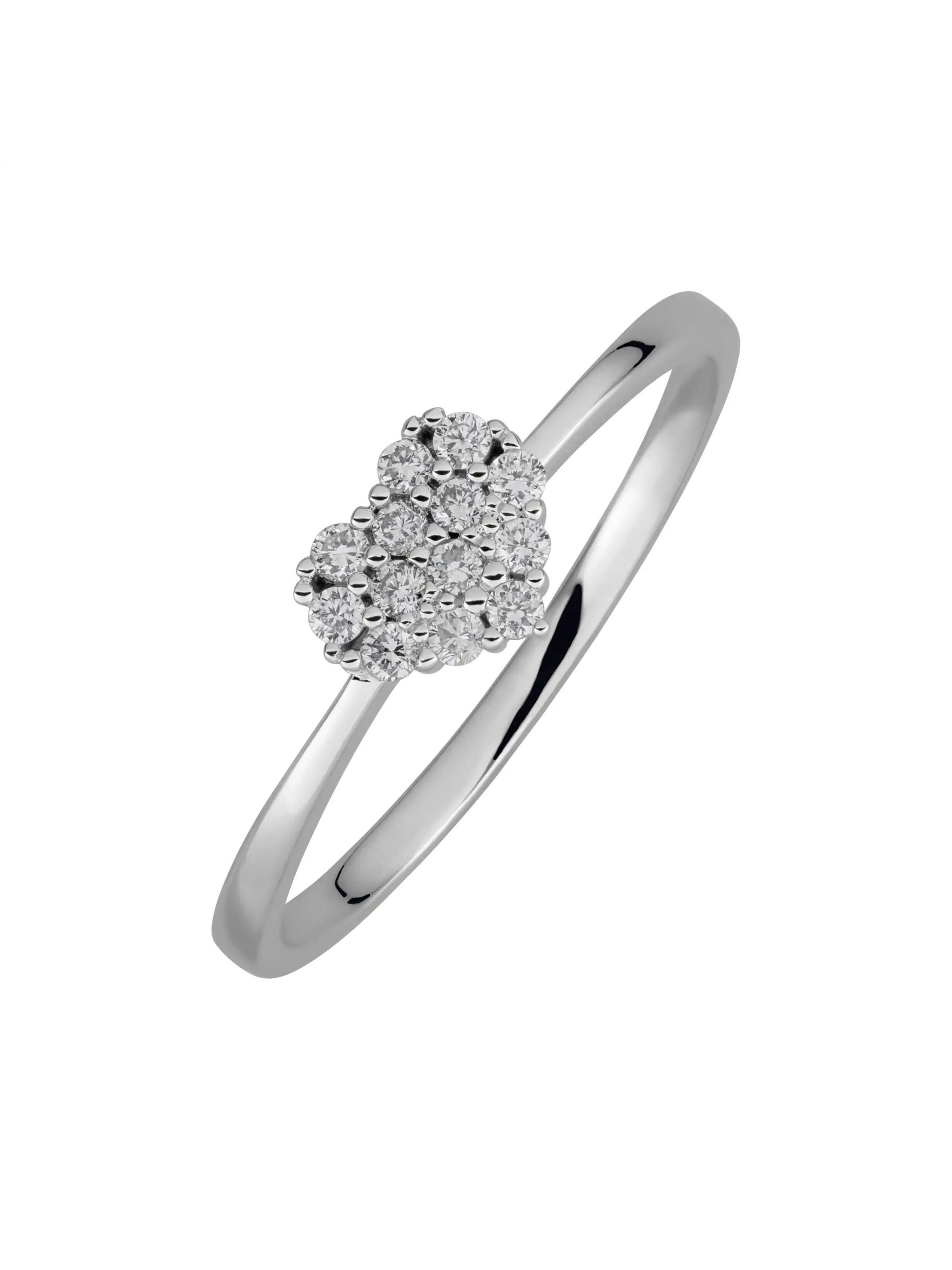 Lyomi Ring 585/- Weißgold 13 synth. Diam. 0,15ct. Image