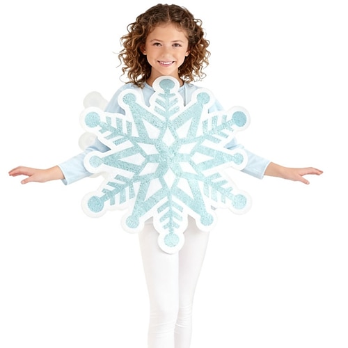 Costume de Noël Costume élégant Costume grenouillère Flocon de Neige Glacial Motif de flocon de neige Noël pour Garçons Fille Enfant Noël Nouvel An Soirée Performance