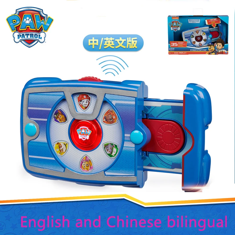 Heißes, 100 % echtes Original Paw Patrol Ryder's interaktives Welpenpad mit 35 Sounds, englisches chinesisches Kindergeburtstags-Weihnachtsgeschenk Image
